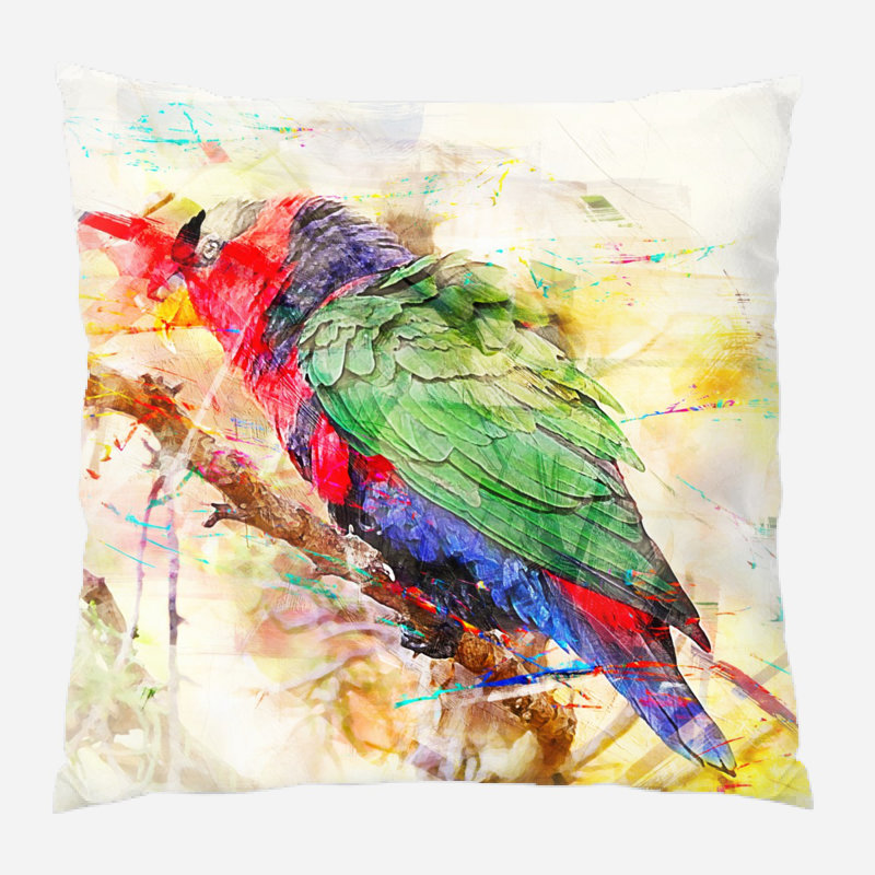 Housse et insert de coussin carré Alexia, Intérieur, Microsuède