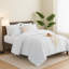 Cozylux 7-piece White King Comforter Set – Hotel Luxury Bedding Set With All Season Quilted Comforter, Sheets, Pillowcases