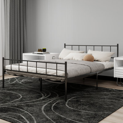 Metal Platform Bed Frame by George Oliver