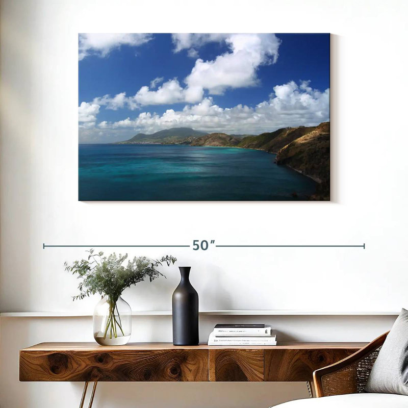 Nicci Saint Kitts Coastline, H 26 po x l 39 po