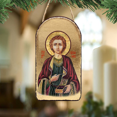 5'' Handmade Wood Shatterproof Photo Ornament
