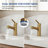 Pull-Out Bathroom Faucet, Single Handle Bathroom Sink Faucet with Drain Assembly-120156950
