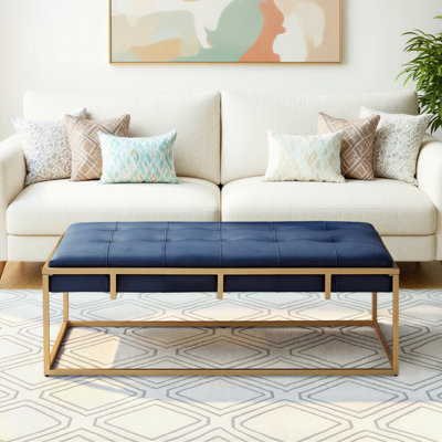 Simmerman Velvet Ottoman
