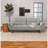Grey Tufted Convertible Sofa Bed