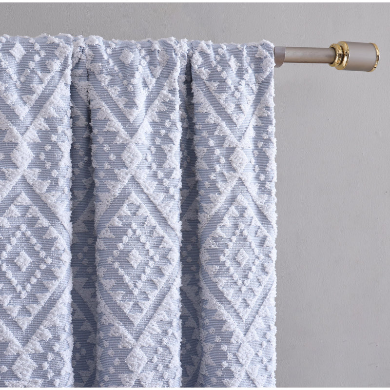 Panneau de fenêtre simple occultant avec passe-tringle Swift Home, L 54 po x L 95 po, Bleu
