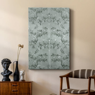 Vintage Abstract Print LXXXIII -Custom Wrapped Gallery Cavas