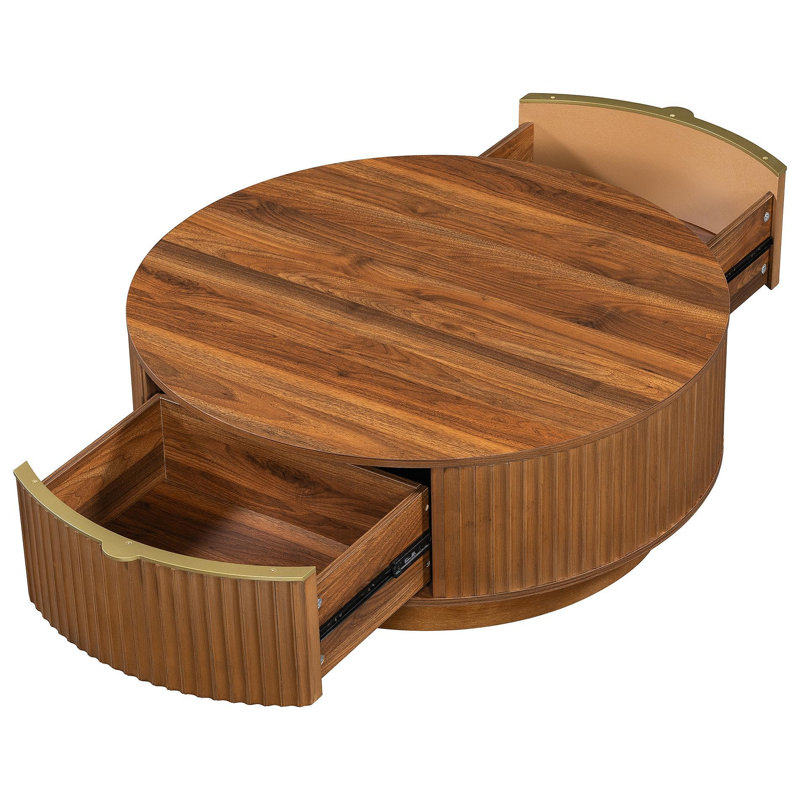 Table basse VIBE HAUS Farmhouse, Brown