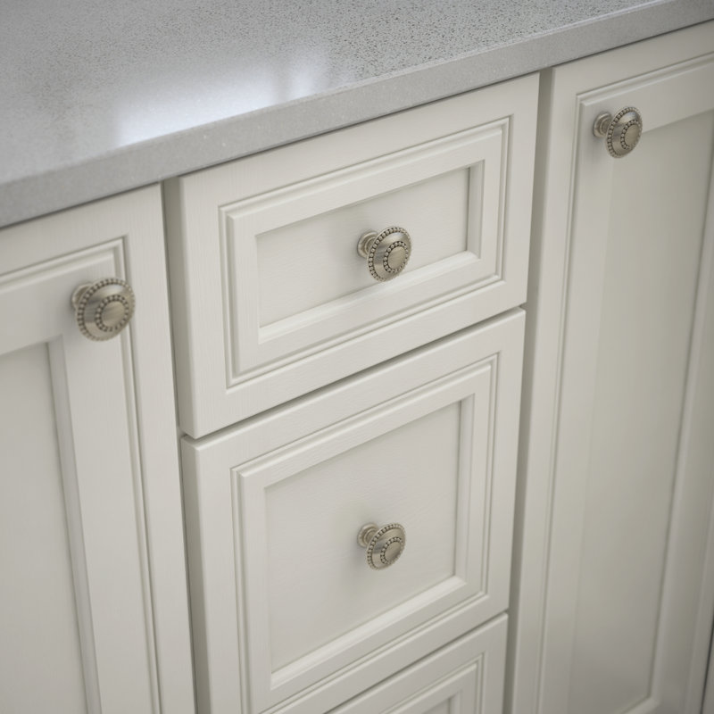 1 1/2" Diameter Mushroom Knob, Satin Nickel