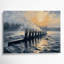 Art mural sur toile sport aviron gris-1492283277