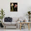 "Allure Iris Blooms", art mural sur toile flottante par Patricia Pinto-1444859357-1444859356