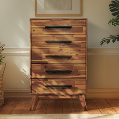 Commode 5 tiroirs Millwood Pines Linea