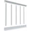 Panneau mural en pvc blanc Deluxe Shaker-2106485111-2106245514