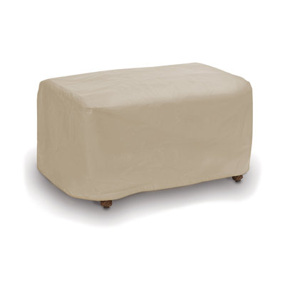 Box Cushion Ottoman Slipcover
