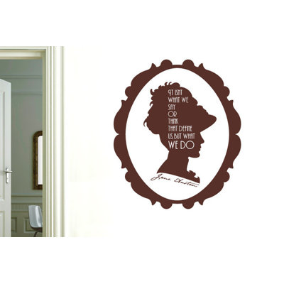 Jane Austen Wall Sticker
