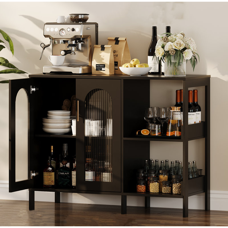 Rectangle Accent Cabinet, Black