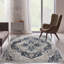 Tapis floral gris Taba-50650203