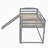Twin Over Twin Low Bunk Bed With Safety Guardrail, Climbing Ladder, Easy To Assemble, Saving Space, Bed Bedroom Storage Guard Rail Ladder, Convertible Slide-55323744