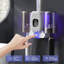 Distributeur automatique de dentifrice et porte-brosse à dents mural-673047737
