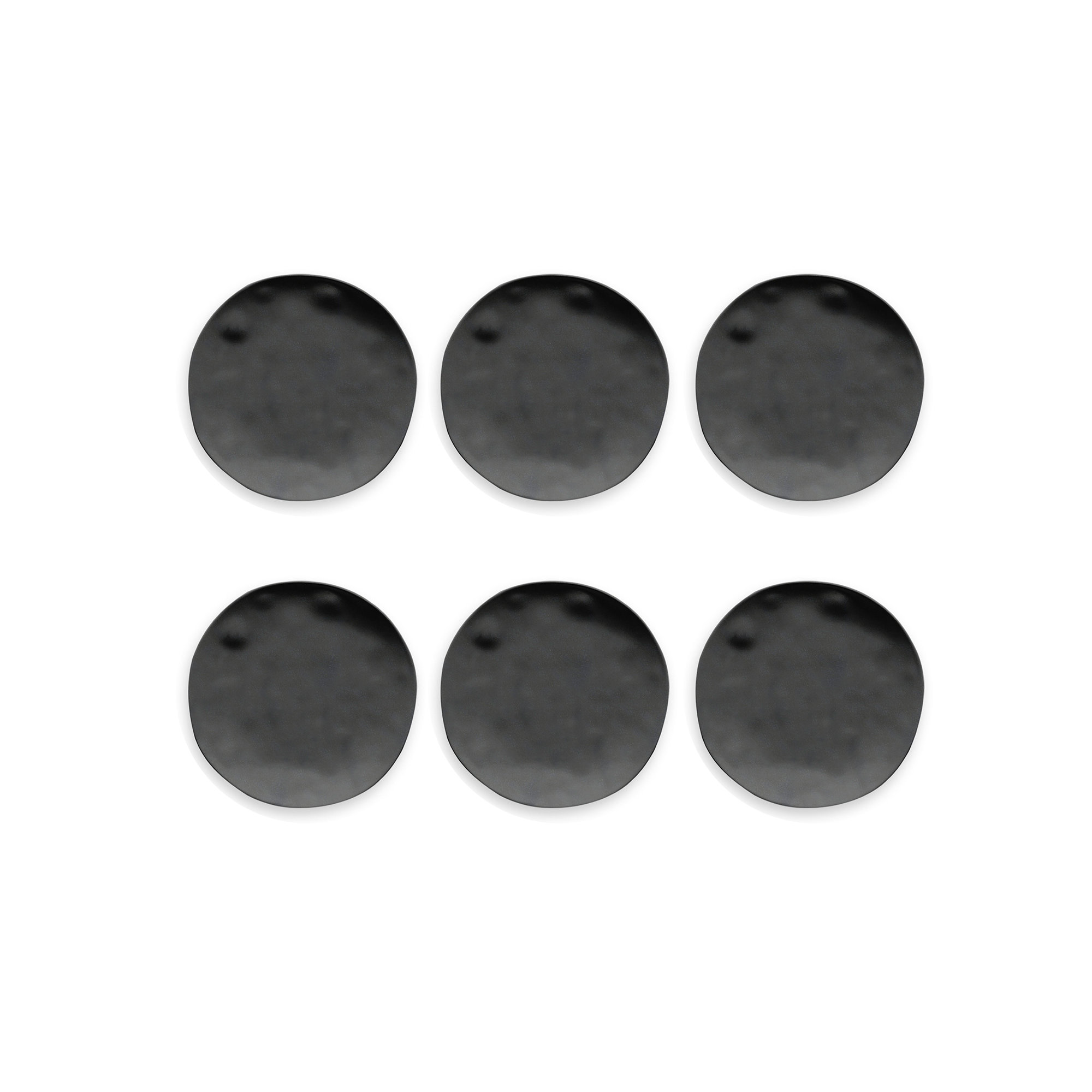 Laya Melamine Salad Plate, Black