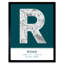 Rome Teal - Single Picture Frame Typography