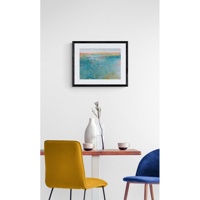 Admiral Straits Print by Victoria Primicias, Black Framed Canvas, 25" H x 33" W