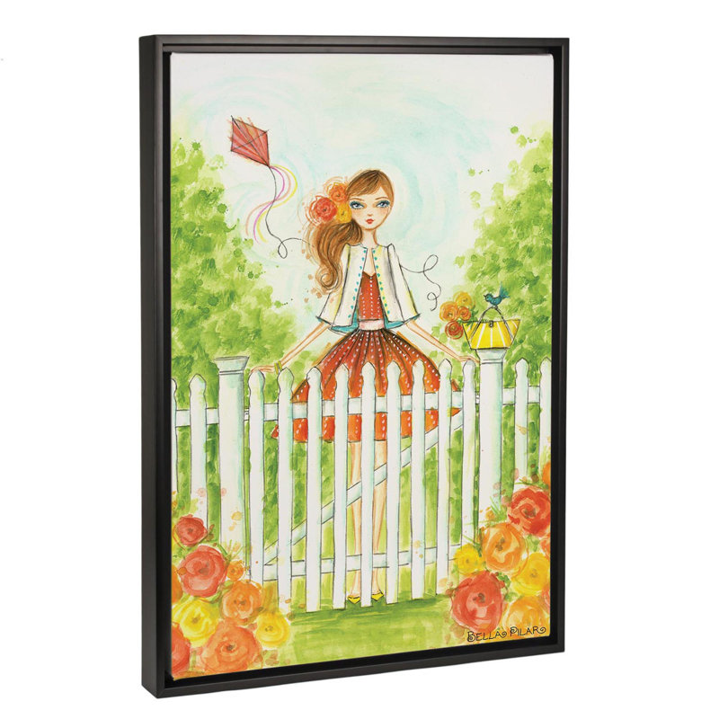 Printemps à Summerside, art, Toile avec cadre noir, H 60 po x l 40po x P 1,5 po