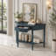 Console demi-lune avec tiroir et tablette-688022754-688022758-688022766