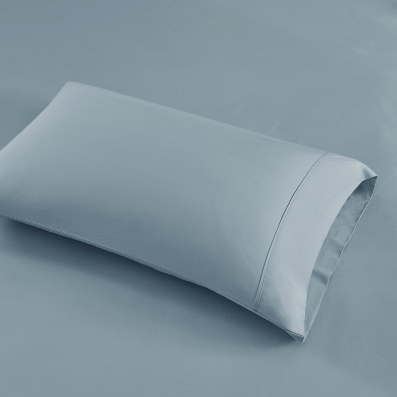 4-Piece HeiQ Smart Temperature Cotton Blend Cal King Sheet Set, Blue