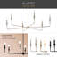 Lustre 8 lumières Kichler Alvaro-902084467-902084468-902084471