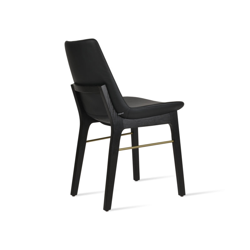 Chaise de salle à manger Eiffel, Similicuir noir