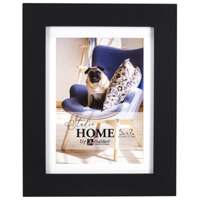 Black Matte Picture Frame with Mat