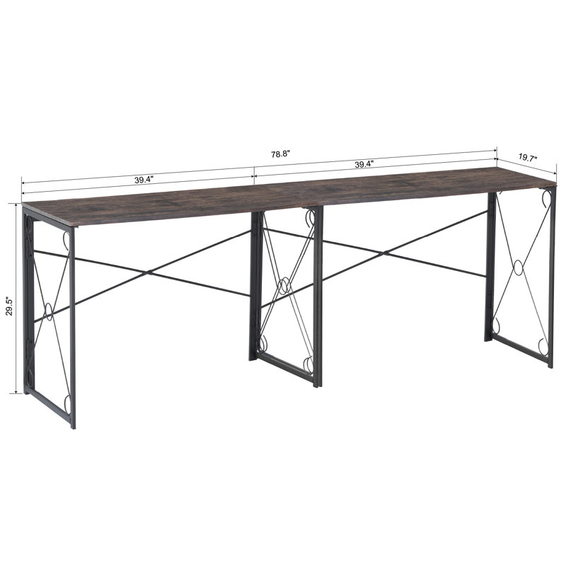 Bureau en L Aleksander, Chêne gris