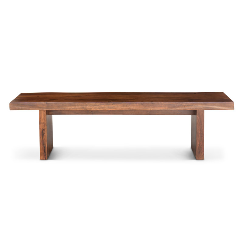 Modern Brazilian Bello Bench, Americano, 18" H x 65" W x 15" D