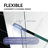 EV Series 55in. - 66in. W x 72in. Frameless Hinged Glass Shower Door | 1 Inches Width Adjustment for Each Size | 3/8 in. Thickness Tempered Clear Glass | Adjustment Uneven Walls-120357063-122499502