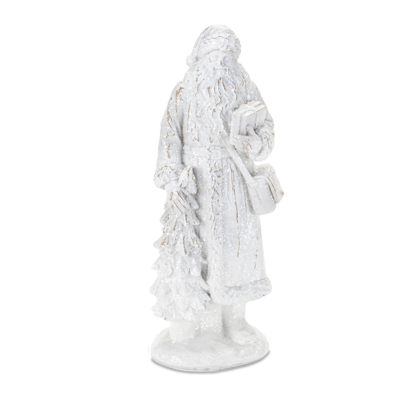 Figurine de père Noël scintillante (ensemble de 2)