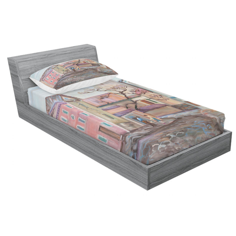 Microfiber Sheet Set, Twin XL Sheet Set with Fitted Sheet