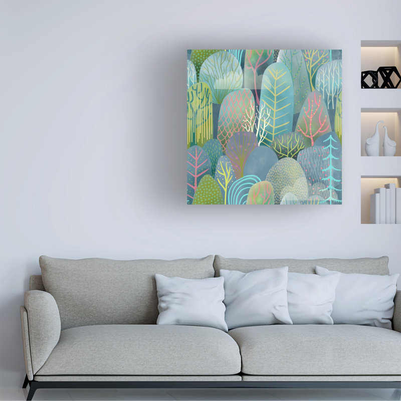 Rachel Hallquist Magical Forest Canvas Art, 14'' H x 14'' W