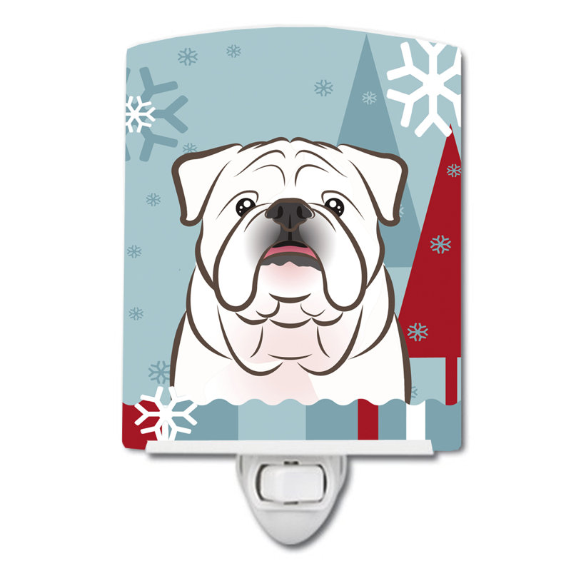 Veilleuse Tatig Jack Russell Terrier, Bouledogue anglais blanc