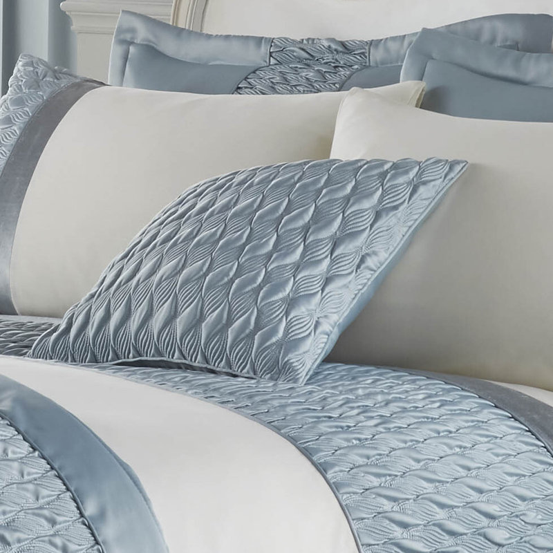 Quilted Satin Cushion Cover
