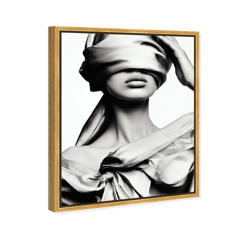 Blinded Grace II Print by Oliver Gal, 21"H x 25"W, Gold Floater Frame