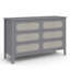 Arthen Rattan 6 Drawer Chest of Drawer-115334815