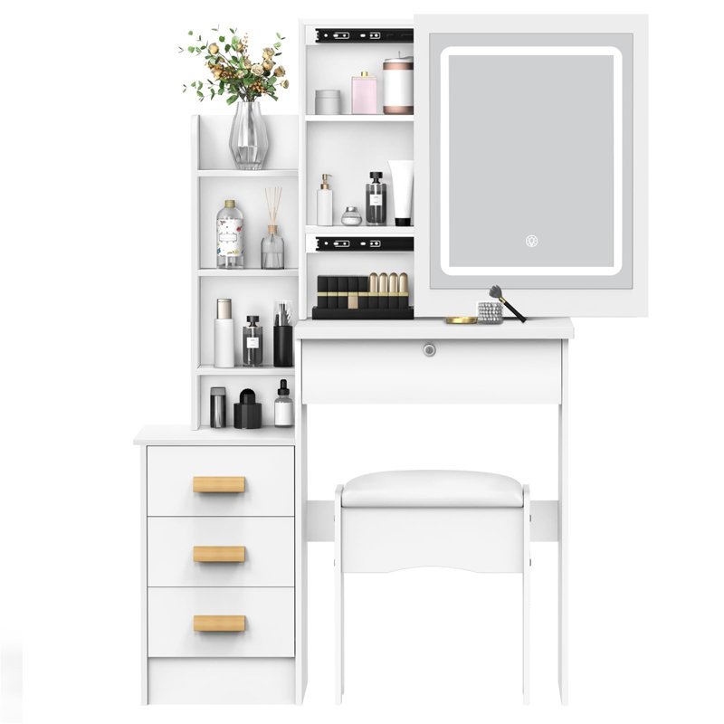 Camariyah Dressing Table with Mirror