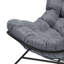 Chaise berçante d'extérieur en métal Kynzli-443893475