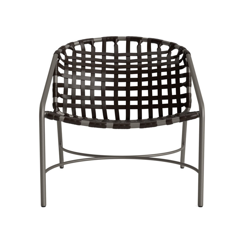 Kantan Outdoor Lounge Chair, Mica/Coffee