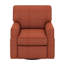 Fauteuil d'appoint pivotant à 360 °, fauteuil en tonneau Chenille avec poches latérales pour le salon, conception ergonomique-266126768