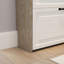 NOUVEAU Armoire à chaussures avec 3 portes, 2 tiroirs avec support, porte en PVC avec forme, grand espace de rangement-971224553