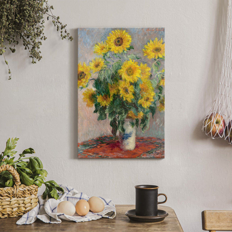 " Bouquet Of Sunflowers ", 48" H x 32" W x 1" D