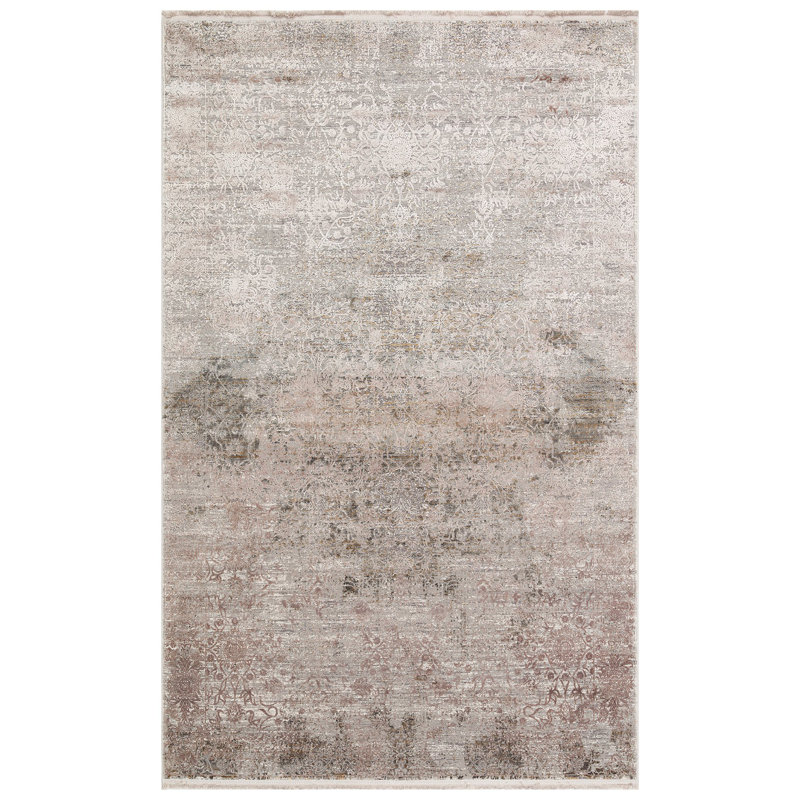 Addis No Pattern And Not Solid Colour Rectangle 300 X 400cm Grey Area Rug