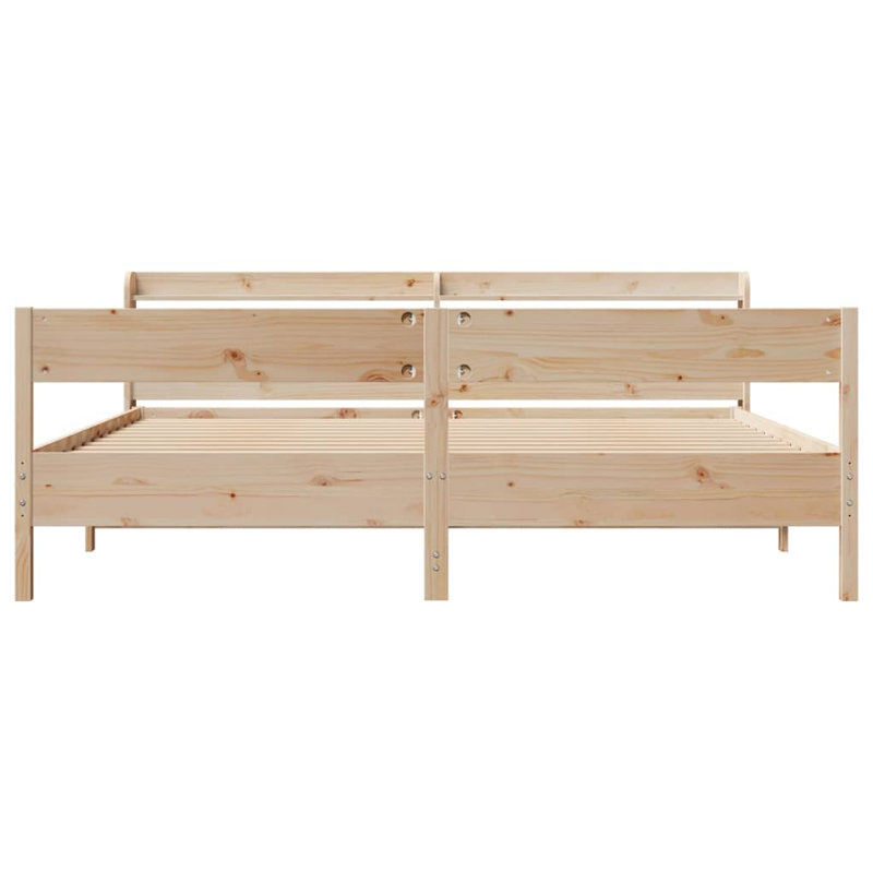 Storage Bed, Brown, 200 x 200cm