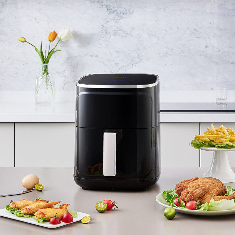 Belfry Kitchen 5.5L Basket Air Fryer Air Fryer